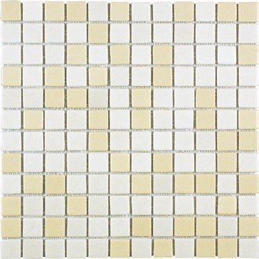 Мозаика Mosavit Combis-5 MC-501+MC-502, цвет бежевый, поверхность глянцевая, квадрат, 316x316