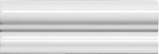 Бордюры Adex ADNE5170 Moldura Italiana PB Blanco Z, цвет белый, поверхность глянцевая, прямоугольник, 50x200