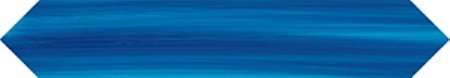 Керамическая плитка Wow Blanc Et Bleu Crayon Bleu 108906, цвет синий, поверхность матовая, ромб, 40x226