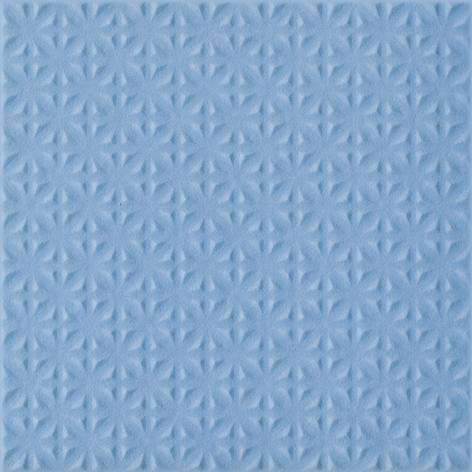 Керамогранит Paradyz Gammo Niebieski Gres Szkl. Struktura, цвет синий, поверхность структурированная, квадрат, 198x198