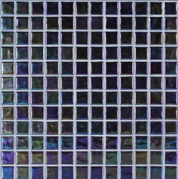 Мозаика Mosavit Acquaris Verbena, цвет чёрный, поверхность глянцевая, квадрат, 316x316
