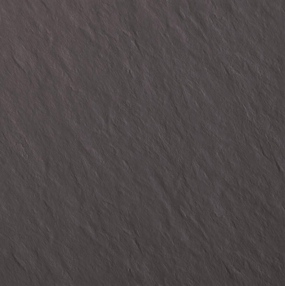 Керамогранит Paradyz Doblo Nero Gres Rekt. Struktura, цвет чёрный, поверхность структурированная, квадрат, 598x598