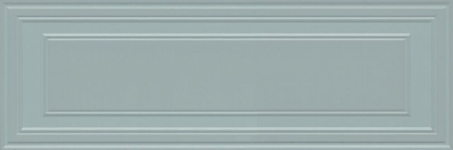 Керамическая плитка Kerama Marazzi Монфорте ментоловый панель обрезной 14006R, цвет голубой, поверхность матовая, прямоугольник, 400x1200