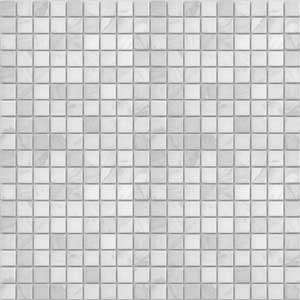 Мозаика Caramelle Mosaic Pietrine Dolomiti Blanco Pol 15X15 7mm, цвет белый, поверхность полированная, квадрат, 305x305