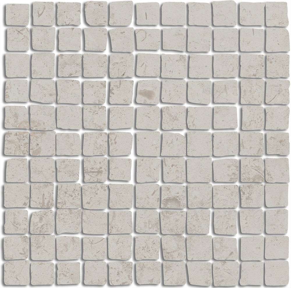 Мозаика Kerama Marazzi Про Лаймстоун Спакко Декор Мозаичный Серый Светлый Матовый MBS003, цвет серый, поверхность матовая, квадрат, 200x200