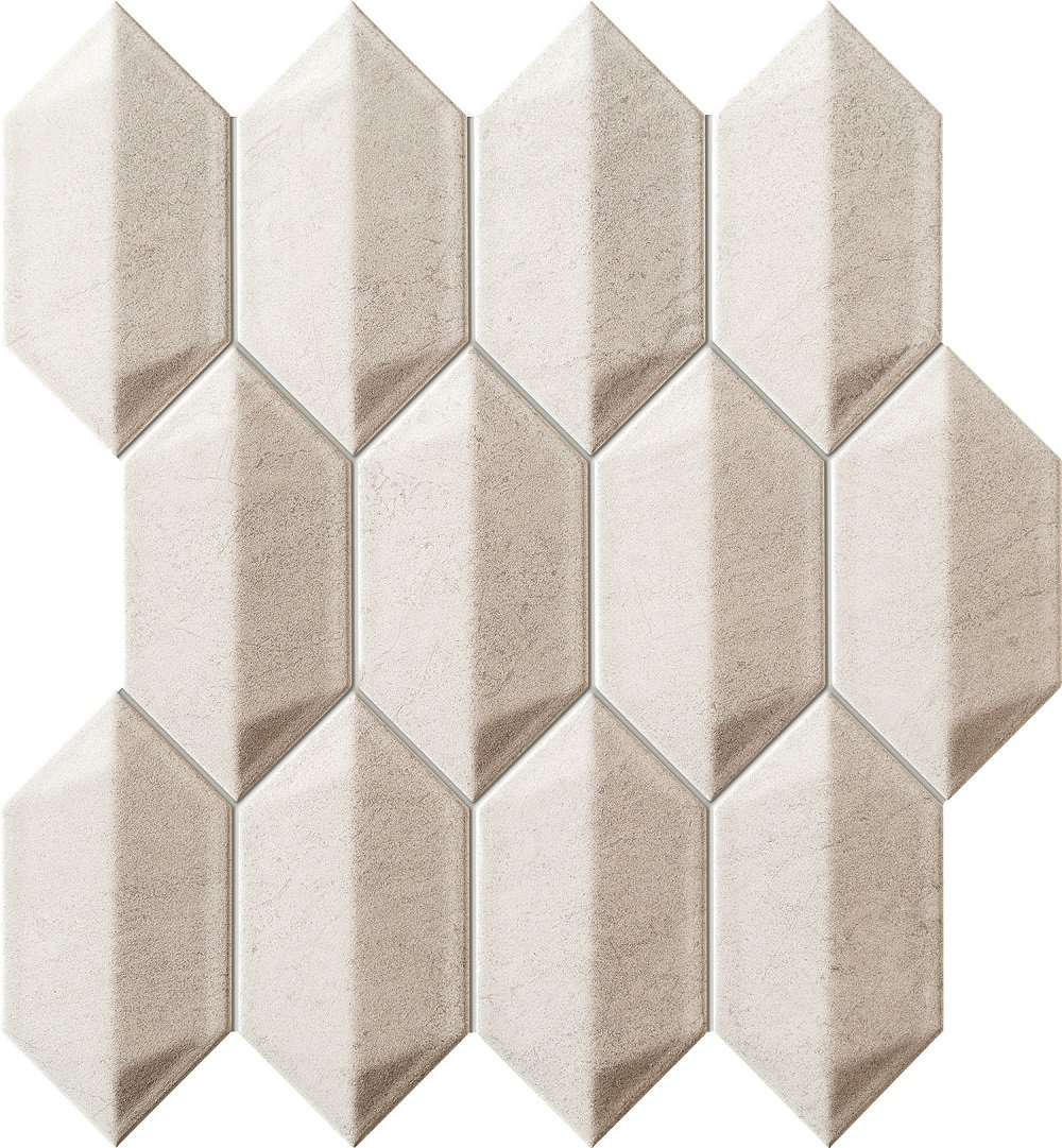 Мозаика Tubadzin Enduria Grey, цвет серый, поверхность матовая, прямоугольник, 265x291
