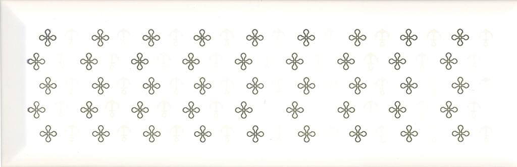 Декоративные элементы Maritima Maritima Anclas Blanco, цвет белый, поверхность глянцевая, кабанчик, 100x300