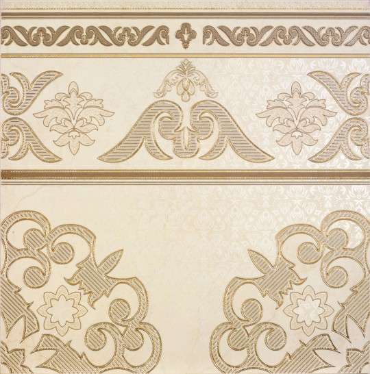 Декоративные элементы Dune Cosmopolitan Borgia Deco 186960, цвет бежевый, поверхность глянцевая, квадрат, 600x600