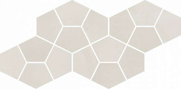 Мозаика Italon Continuum Polar Mosaico Prism 620110000181, цвет бежевый, поверхность матовая, прямоугольник, 205x413