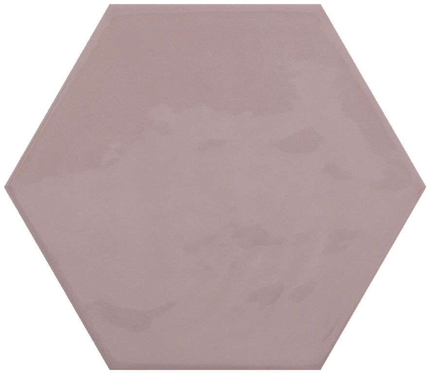 Керамическая плитка Cifre Kane Hexagon Pink, цвет розовый, поверхность глянцевая, шестиугольник, 160x180