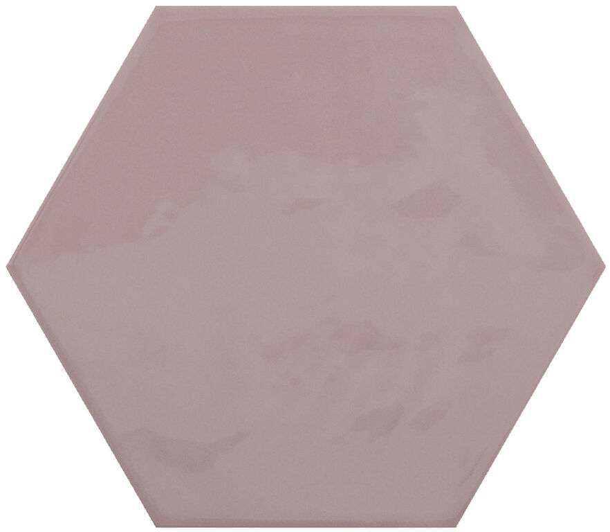 Керамическая плитка Cifre Kane Hexagon Pink, цвет розовый, поверхность глянцевая, шестиугольник, 160x180