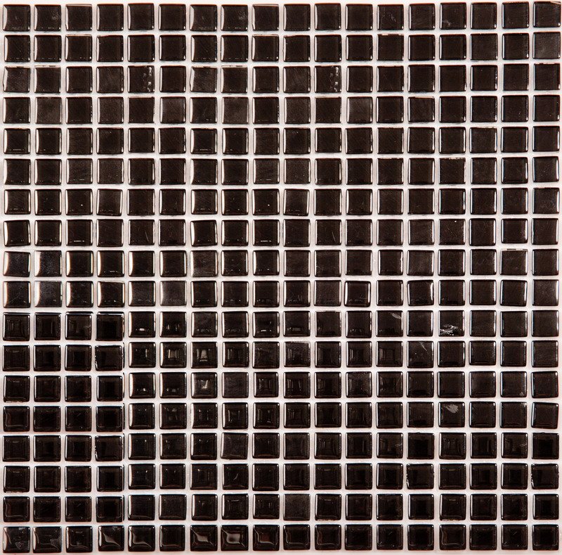 Мозаика NS Mosaic JH-401m, цвет чёрный, поверхность глянцевая, квадрат, 305x305