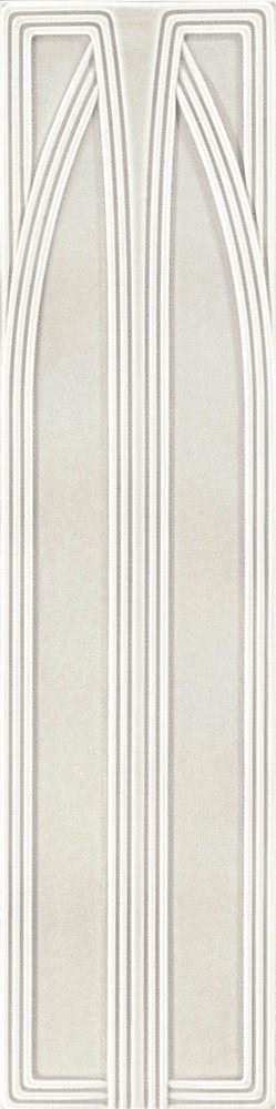 Декоративные элементы Grazia Epoque Belvedere Bianco Craquele BEL5, цвет белый, поверхность глянцевая, прямоугольник, 200x800