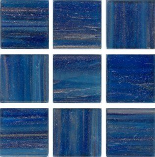Мозаика Irida Space И10.172(6), цвет синий, поверхность глянцевая, квадрат, 318x318