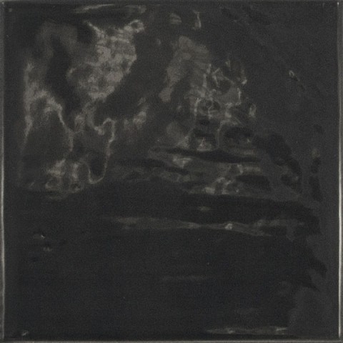Керамическая плитка Equipe Country Anthracite 13241, цвет чёрный тёмный, поверхность глянцевая, квадрат, 132x132