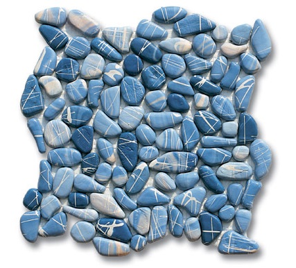 Мозаика Ker-av I Sassi di Sassuolo Giareina Blue KER-7801, цвет голубой, поверхность матовая, квадрат, 300x300