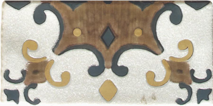 Декоративные элементы Latina Ceramica Arezzo Oro Conjunto 3, цвет разноцветный, поверхность матовая, кабанчик, 75x150