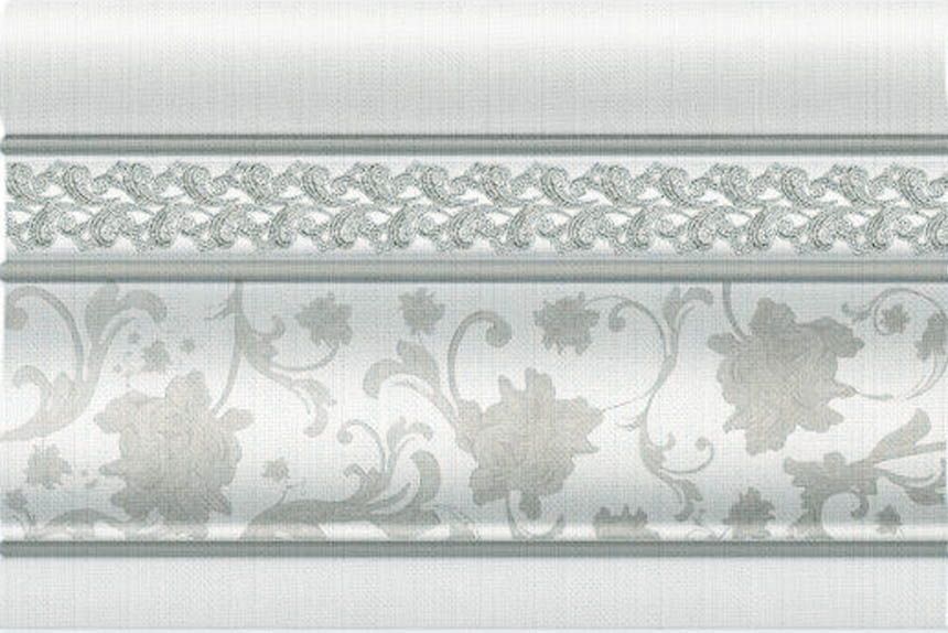 Бордюры Azteca Zocalo Symphony 30 Gris, цвет серый, поверхность матовая, прямоугольник, 200x300