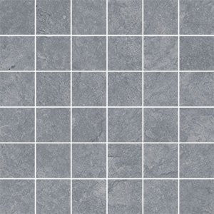 Мозаика Vives Delta Mosaico Saria Cemento Antideslizante, цвет серый, поверхность матовая, квадрат, 300x300