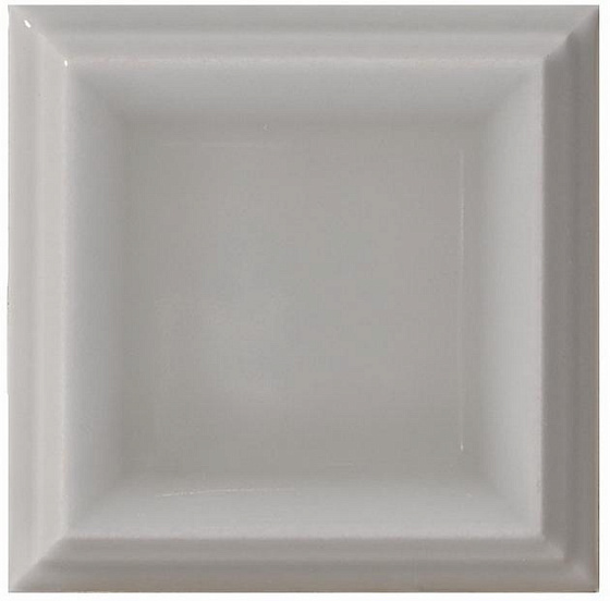 Керамическая плитка Adex ADST1079 Liso Framed Graystone, цвет серый, поверхность глянцевая, квадрат, 73x73