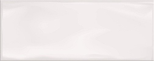 Керамическая плитка Azori Nuvola Light, цвет белый, поверхность глянцевая, прямоугольник, 201x505