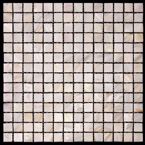 Мозаика Natural Mosaic Shell SMA-02-20 (Ракушка), цвет бежевый, поверхность полированная, квадрат, 305x305