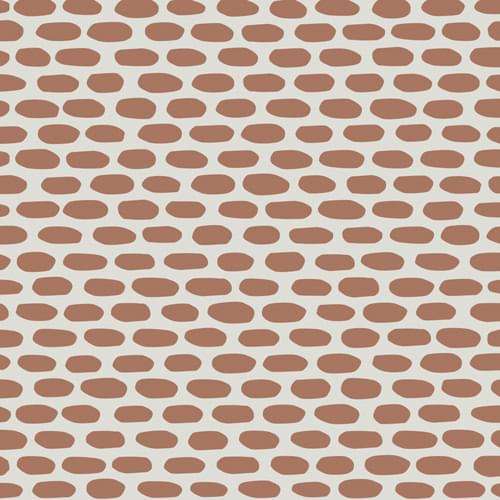 Керамогранит Mutina Tape Cobble Brown Reta54, цвет коричневый, поверхность матовая рельефная, квадрат, 205x205