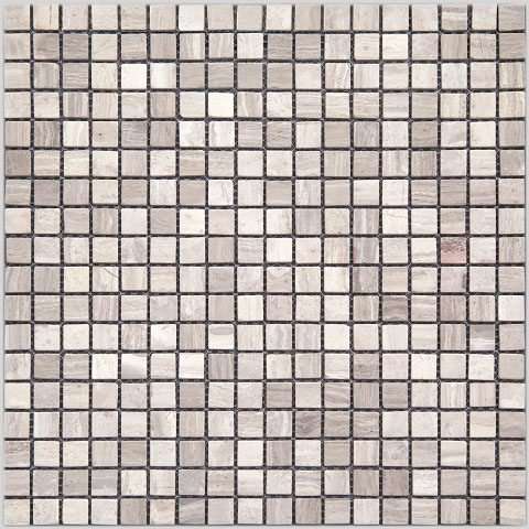 Мозаика Natural Mosaic I-Тilе (1,5X1,5) 4M032-15T, цвет серый, поверхность матовая, квадрат, 298x298