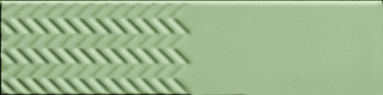 Керамическая плитка 41zero42 Biscuit Waves Salvia 4100688, цвет зелёный, поверхность матовая 3d (объёмная), прямоугольник, 50x200