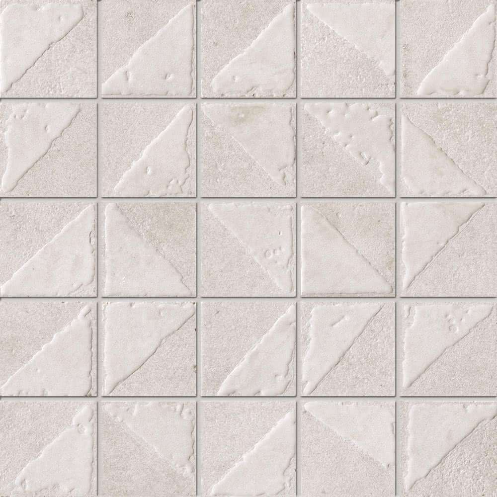 Мозаика La Faenza Cottofaenza White DK2 30W, цвет белый, поверхность матовая, квадрат, 300x300