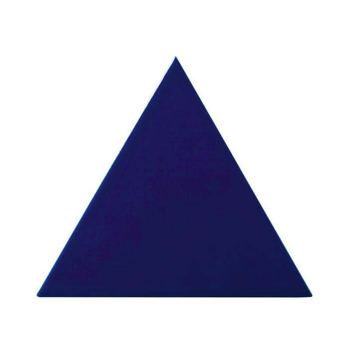 Керамическая плитка Petracers Triangolo Fondo Blu, цвет синий, поверхность глянцевая, квадрат, 170x170x150