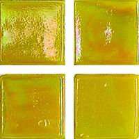 Мозаика JNJ Mosaic Ice Jade IC91, цвет жёлтый, поверхность глянцевая, квадрат, 150x150