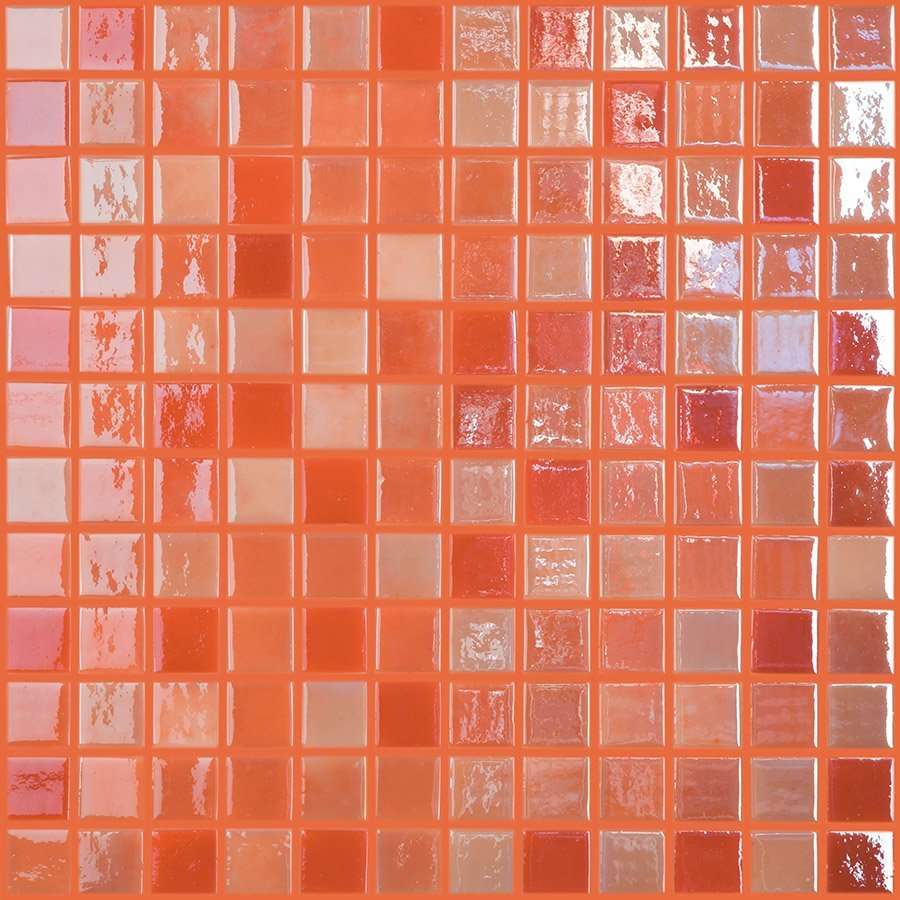 Мозаика Vidrepur Lux № 402, цвет терракотовый, поверхность глянцевая, квадрат, 317x317