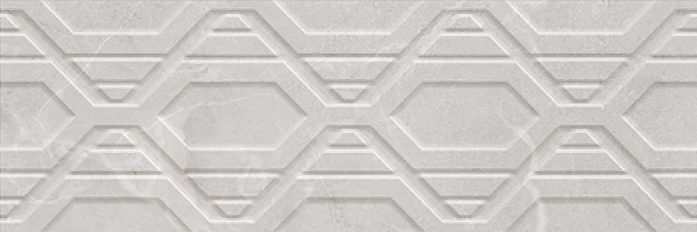Декоративные элементы Azteca Dubai R90 Oxo Ice, цвет серый, поверхность глянцевая, прямоугольник, 300x900