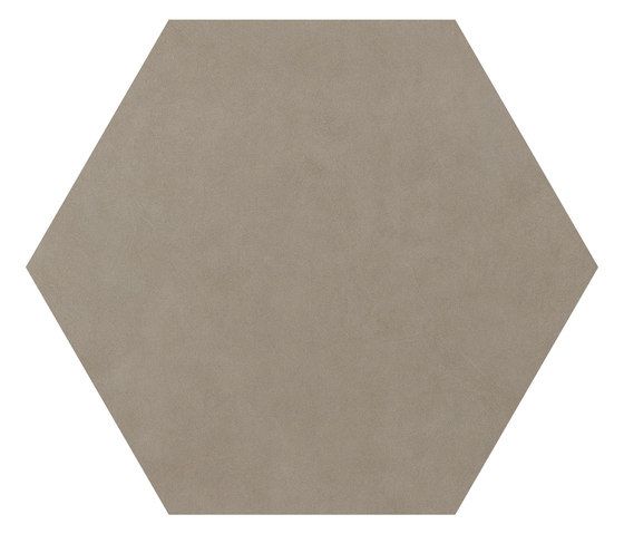 Керамогранит Ornamenta Basic Taupe BA60T, цвет серый, поверхность матовая, шестиугольник, 600x600