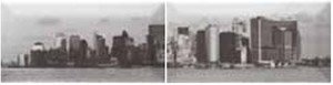 Декоративные элементы Cevica Dec. Manhattan, цвет серый, поверхность глянцевая, прямоугольник, 75x300