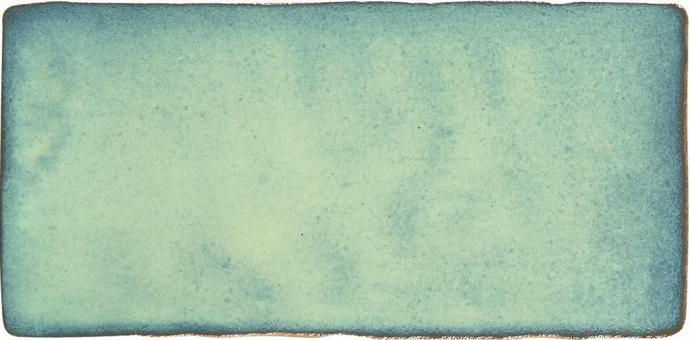 Керамическая плитка Cevica Antic Special Aqua Marina, цвет бирюзовый, поверхность глянцевая, кабанчик, 75x150