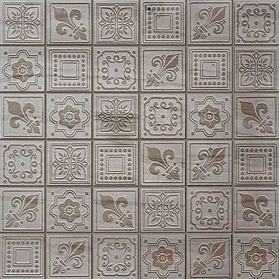 Мозаика Skalini Dynasty DNY-4, цвет коричневый, поверхность матовая, квадрат, 300x300