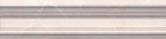 Бордюры Kerama Marazzi Бордюр Багет Баккара беж темный BLB023, цвет бежевый, поверхность глянцевая, прямоугольник, 50x200