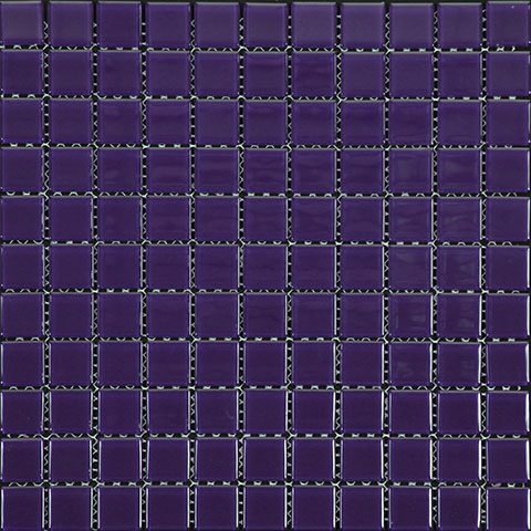 Мозаика Natural Mosaic Color Palette A-132 (Стекло), цвет фиолетовый, поверхность глянцевая, квадрат, 300x300