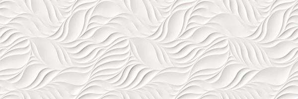 Керамическая плитка Cifre Glaciar Leaves Mate, цвет белый, поверхность матовая, прямоугольник, 300x900