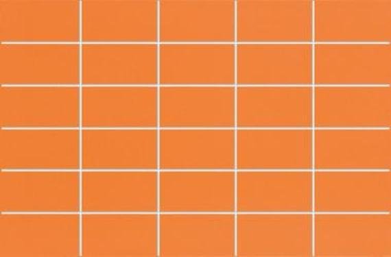 Мозаика Marazzi Espana Mr-Minimal Naran DS80, цвет оранжевый, поверхность матовая, прямоугольник, 250x380