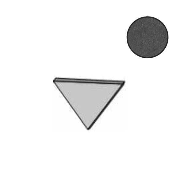 Спецэлементы Atlas Concorde Italy Boost Mineral Tarmac Corner A.E. AIKF, цвет чёрный, поверхность матовая, треугольник, 10x10