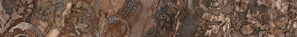 Керамогранит Versace Maximvs Rosa Venezia Lux G0067787, цвет коричневый, поверхность полированная, прямоугольник, 150x1200