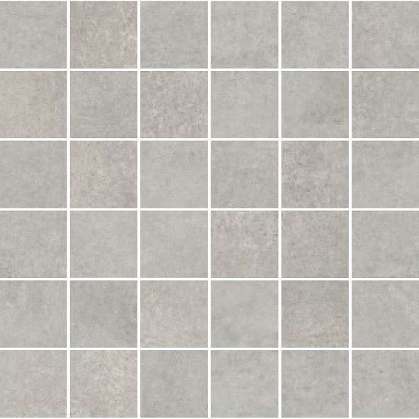Мозаика La Fabbrica Space Mosaico Cement Nat/Rett (5X5) 106052, цвет серый, поверхность матовая, квадрат, 300x300