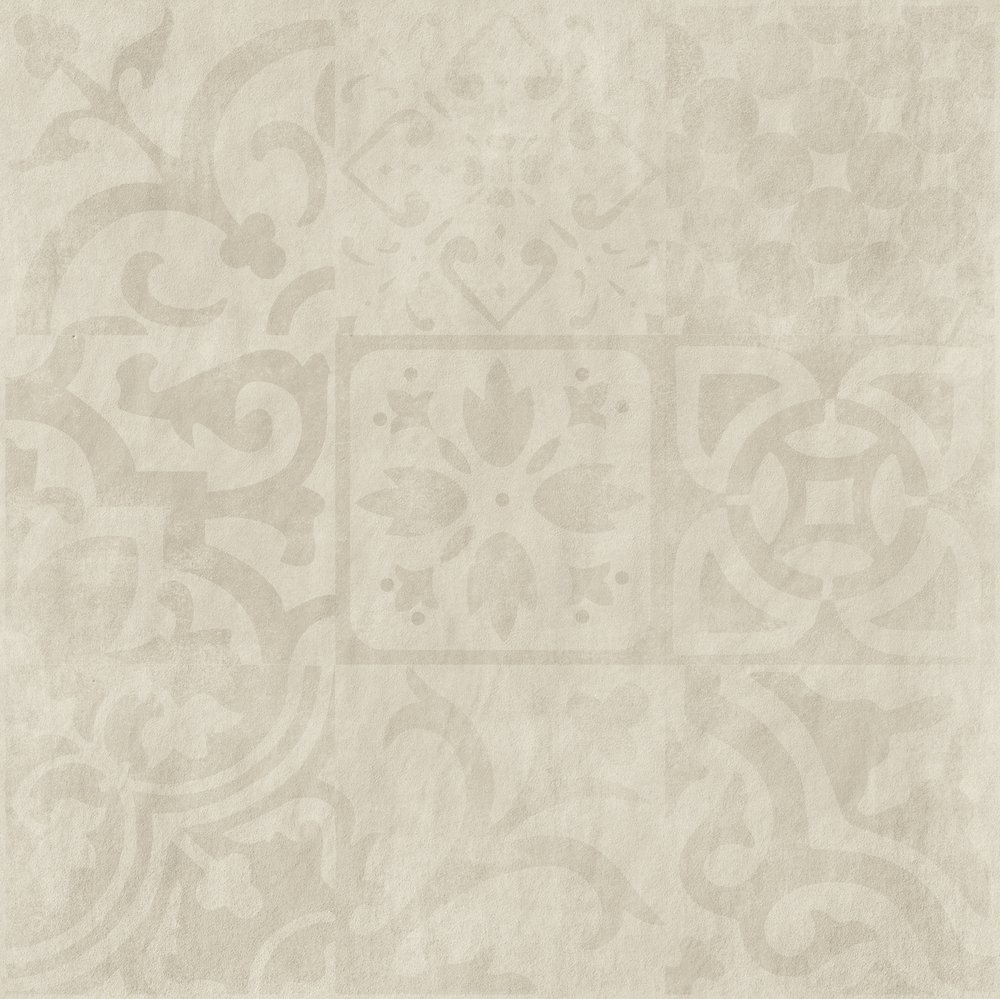 Декоративные элементы Love Tiles Ground Offshore Cream, цвет бежевый, поверхность глазурованная, квадрат, 600x600