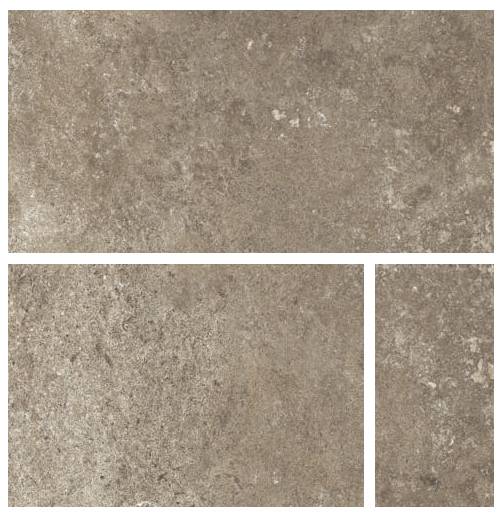Керамогранит Alfalux Cottage Mud Composizione Modulo Rett 8290013, цвет серый, поверхность натуральная, квадрат, 1200x1200