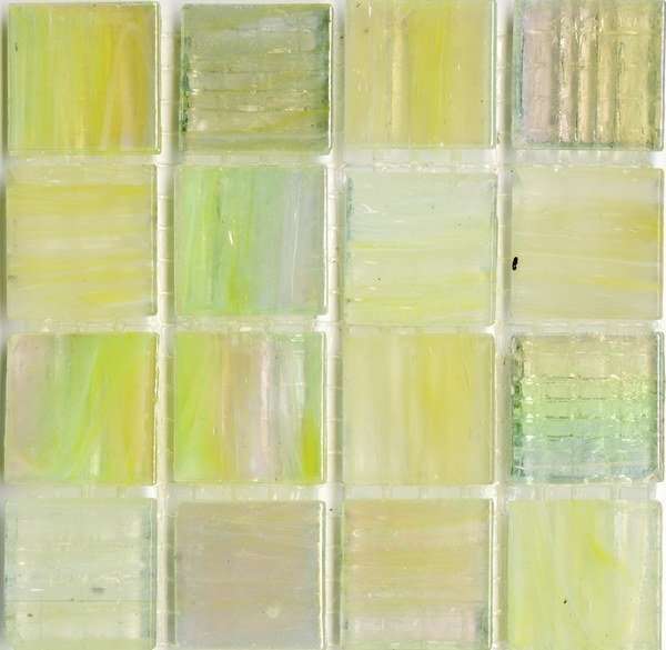 Мозаика JNJ Mosaic Интерьерные Cмеси 200x200 V-J8176 Yellow Pearl, цвет жёлтый, поверхность глянцевая, квадрат, 200x200