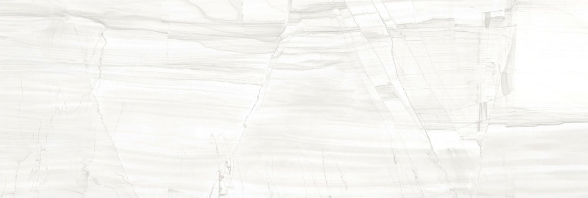 Керамическая плитка Ceramika Konskie Brennero White Rett, цвет белый, поверхность глянцевая, прямоугольник, 250x750