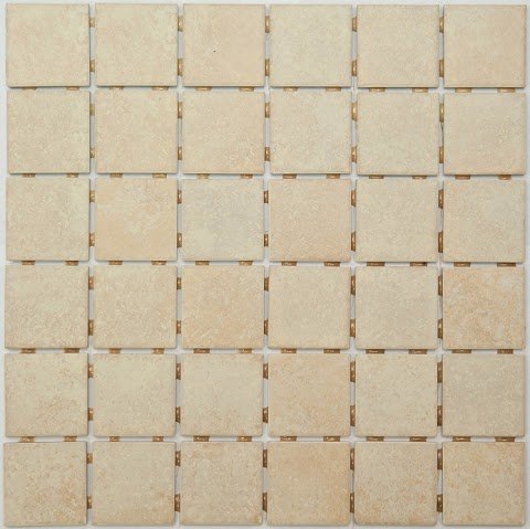 Мозаика NS Mosaic PR4848-28, цвет бежевый, поверхность матовая, квадрат, 306x306